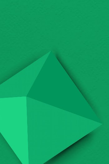 Green pyramid background, geometric 3D | Free Vector - rawpixel
