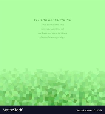 Green rectangle shaped tile mosaic background vector image