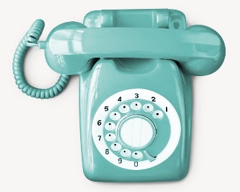 Green rotary telephone, retro object | Free PSD - rawpixel