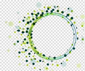 Green round pattern art, Circle , Circle border transparent background PNG clipart