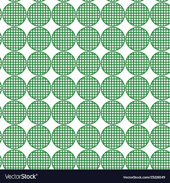 Green rounded pattern 39 vector image