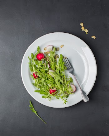 Green Salad on Plate
