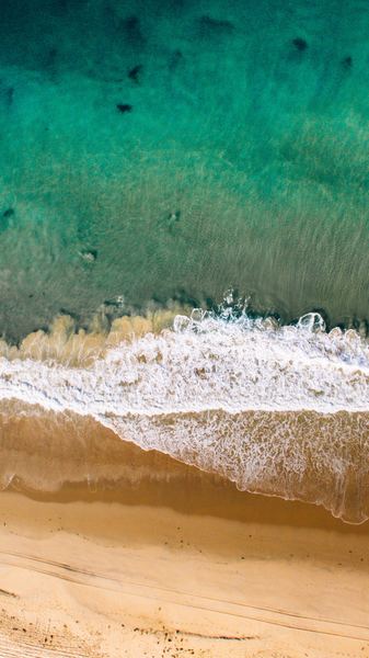green sea wave