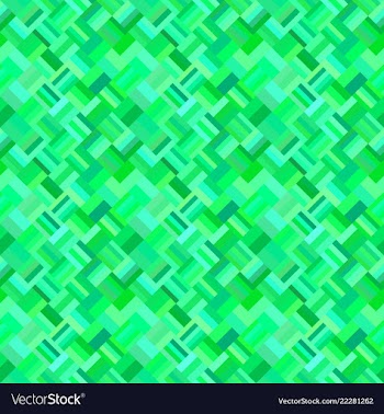Green seamless abstract diagonal rectangle vector image