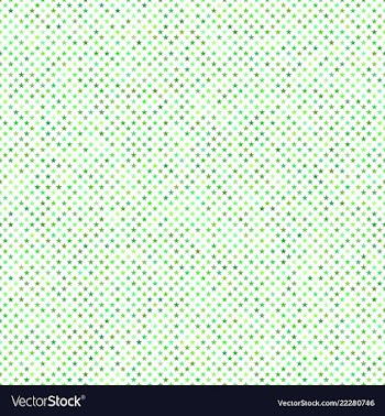 Green seamless pentagram star pattern background vector image