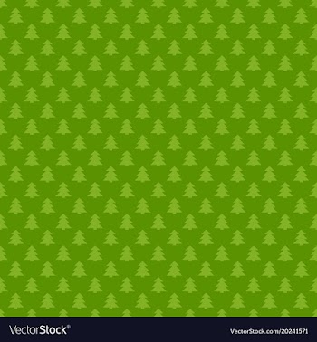 Green seamless retro stylized pine tree forest vector image