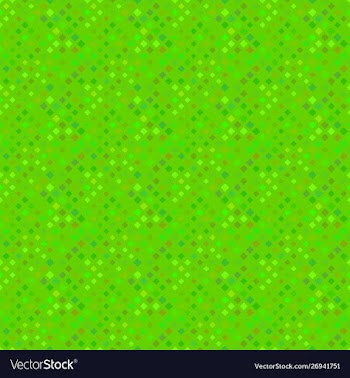 Green seamless square pattern background vector image