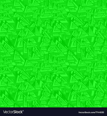 Green seamless triangle pattern background vector image