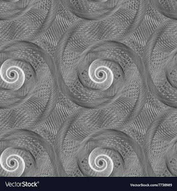 Green shiny seamless swirl pattern background vector image