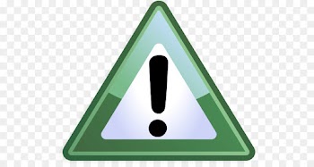 green sign triangle clip art line