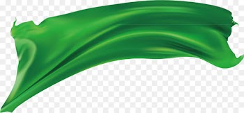 Green Silk Textile Ribbon - Green silk material map 