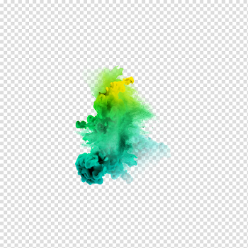 Green Smoke Transparent Background PNG