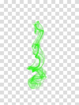 Green smoke transparent background PNG clipart