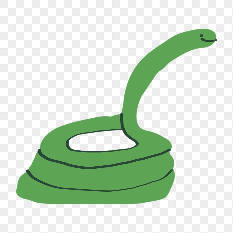 Green snake png sticker, animal | Free PNG Illustration - rawpixel