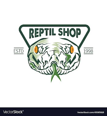 green snakes head logo dsign