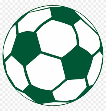 Green Soccer Ball Clip Art - Soccer Balls Coloring Pages