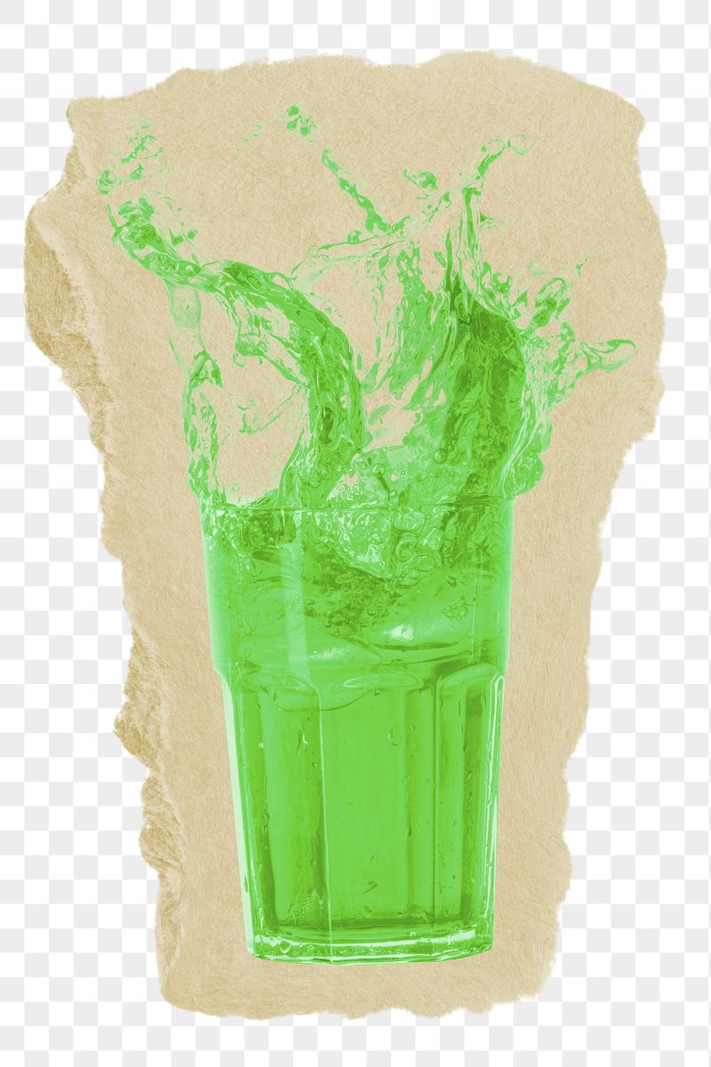 Green soda png splash sticker, | Free PNG - rawpixel