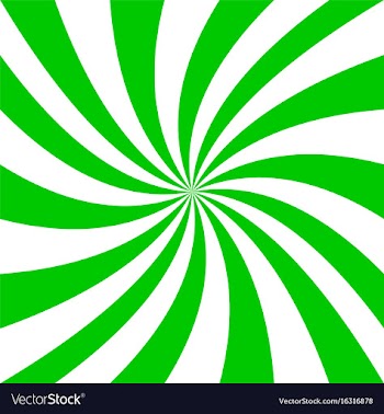 Green spiral background - graphic vector image