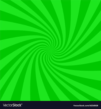 Green spiral background - graphic vector image