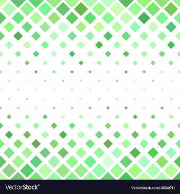 Green square pattern background - geometrical vector image