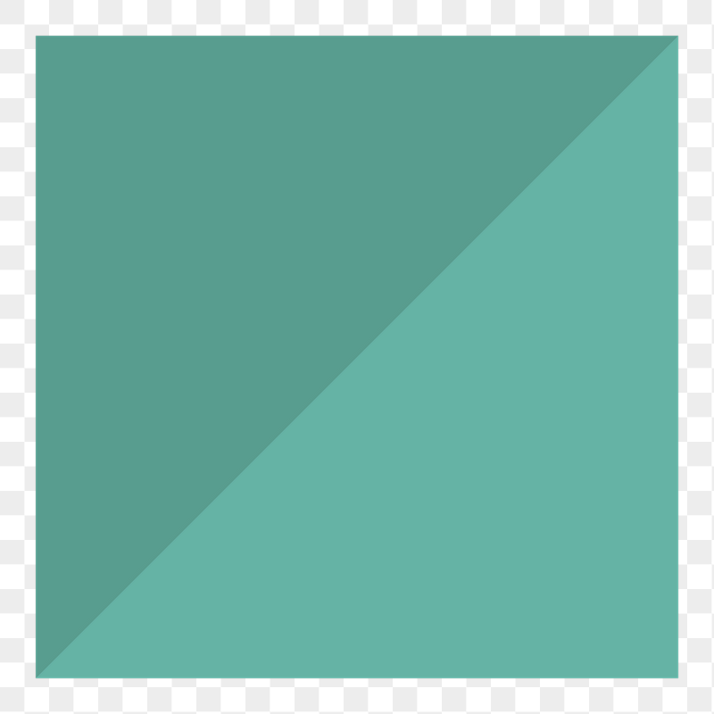 Green square png, two triangles | Free PNG - rawpixel