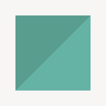 Green square, two triangles congruent | Free Vector - rawpixel