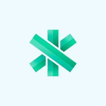 Green star of life symbol vector | Free stock vector - 516139