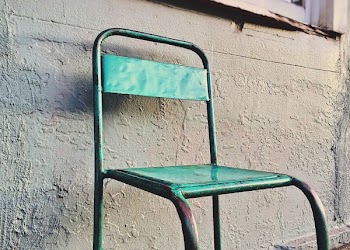 Green Steel Chair