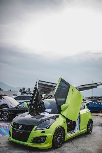 Green Suzuki Vehicle
