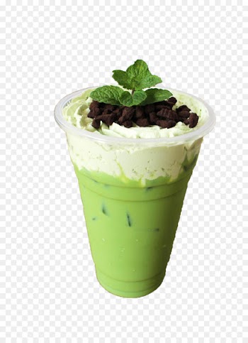Green tea Milk Matcha Bubble tea - A pot of tea green tea flavor 