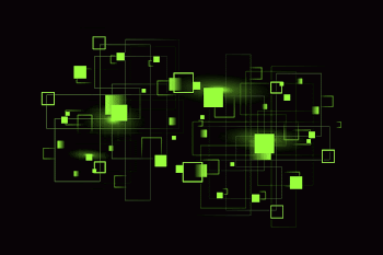 Green tech square abstract background | Free Photo - rawpixel