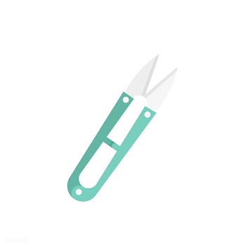 Green thread snips icon illustration | Free stock vector - 424963