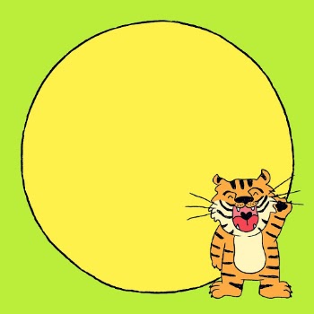 Green tiger frame background, animal | Free Photo - rawpixel