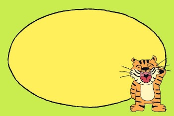 Green tiger frame background, animal | Free Vector - rawpixel
