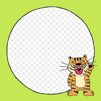 Green tiger png frame, transparent | Free PNG - rawpixel