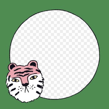 Green tiger png frame, transparent | Free PNG - rawpixel
