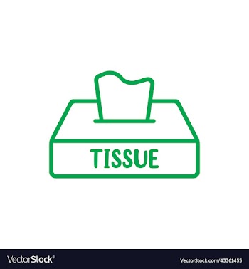 green tissue line icon