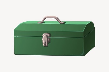Green toolbox clipart, Glitch game | Free PSD - rawpixel