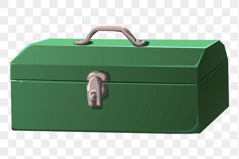 Green toolbox png sticker, Glitch | Free PNG - rawpixel