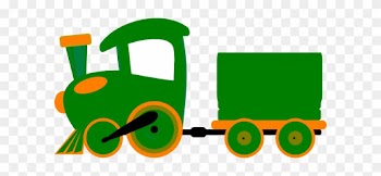 Green Train Clipart