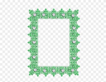 Green Transparent Frame With Diamonds - Diza Frames 12 By Diza 74 On Deviantart Png