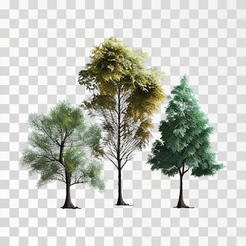 Green Tree PNG transparent background