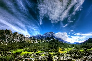 Green Trees Under Cloudy Sky