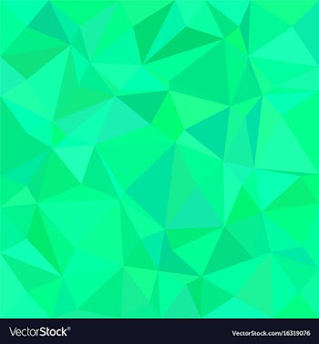Green triangle tile mosaic background - polygon vector image