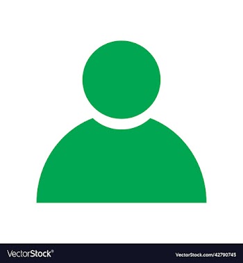 green user solid icon
