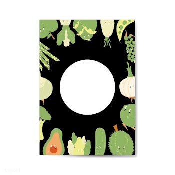 Green vegetables and fruits cartoon character.. | Free stock vector - 538695
