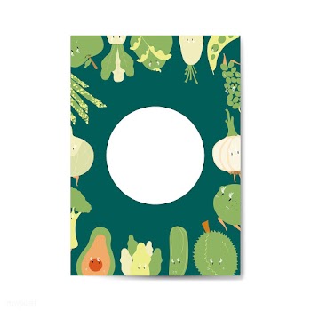 Green vegetables and fruits cartoon character.. | Free stock vector - 538742