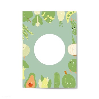 Green vegetables and fruits cartoon character.. | Free stock vector - 538754