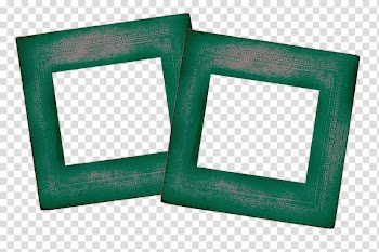 , Green vintage frame transparent background PNG clipart