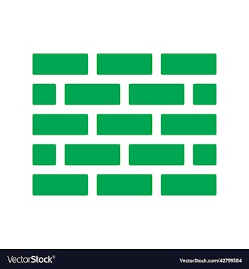 green wall icon or logo